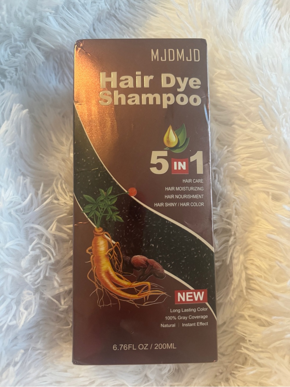 MJD MJD Hair Dye Shampoo - Brown